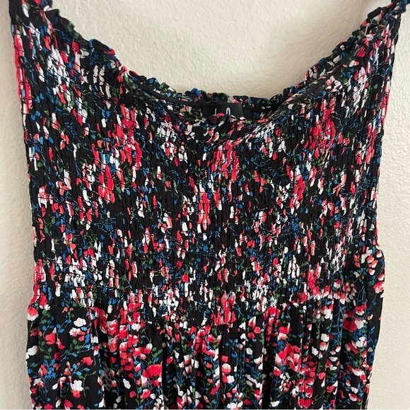 NWT Lulu’s View from the Meadow Off the Shoulder Midi Dress Black Floral Size XL - Picture 8 of 11